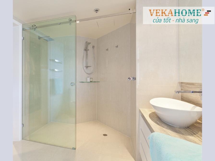 Hình ảnh vách kính nhà tắm