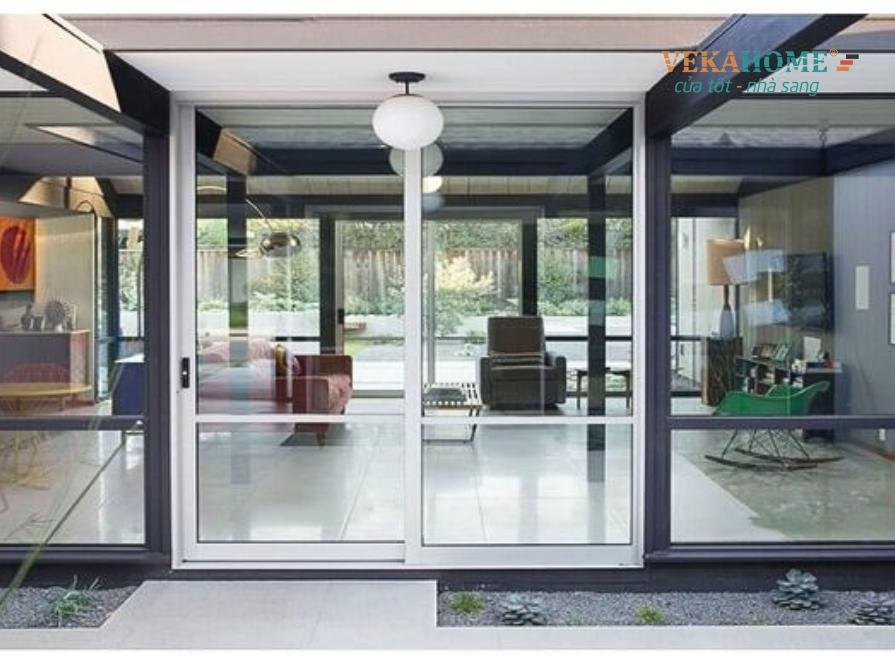 Hình ảnh sản phẩm cửa đi 2 cánh mở trượt