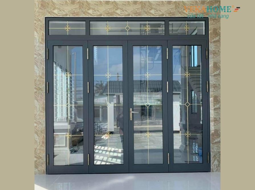 Hình ảnh cửa đi 4 cánh mở quay