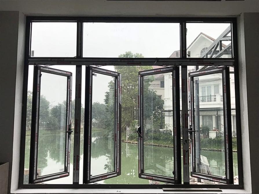 Hình ảnh cửa sổ nhôm Xingfa 4 cánh