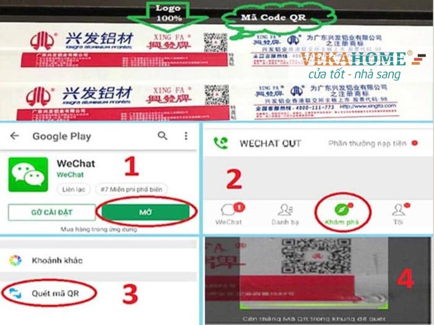 Cách kiểm tra mã nhôm Xingfa